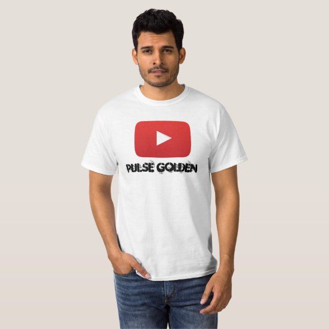 youtuber pulse golden T-Shirt (Front Full)