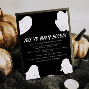 You've Been Booed Boo Neighbour Game Sign