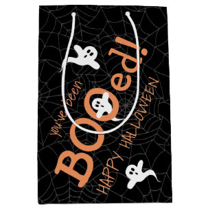 You've Been Booed Cute Ghost Halloween Candy Medium Gift Bag
