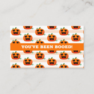 You've Been Booed Halloween Boo Basket Business Card