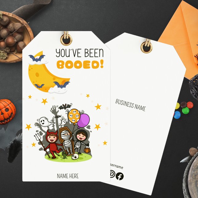 Youve Been Booed Halloween Treat Basket Tag  (Youve Been Booed Halloween Treat Basket Tag)