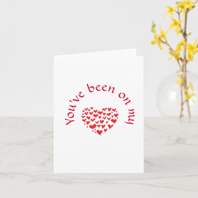 You've Been On My Heart Card (Yellow Flower)