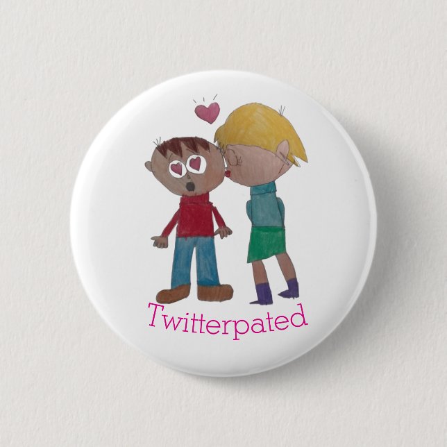 You've Been Twitterpated! 6 Cm Round Badge (Front)
