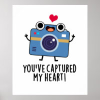 You've Captured My Heart Funny Camera Pun 