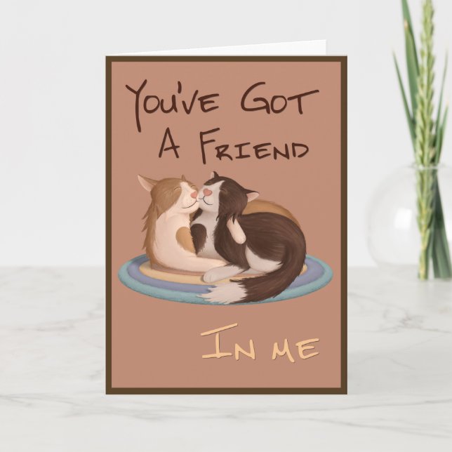 You've Got a Friend in Me Kitty Pals Greeting Card (Front)