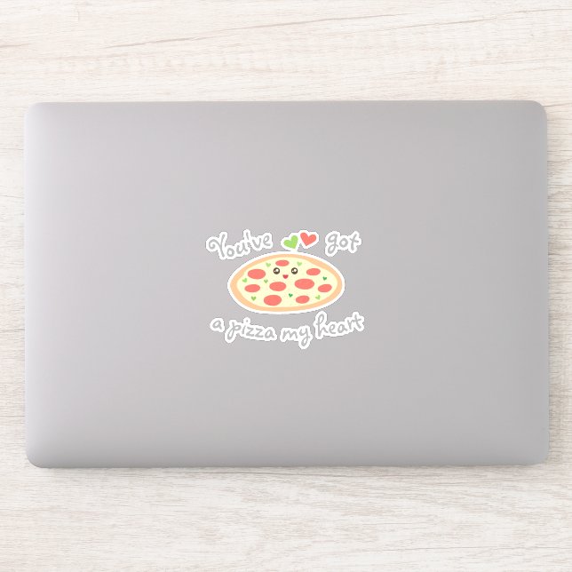 You've Got a Pizza My Heart Cute Kawaii Food Pun (Computer)
