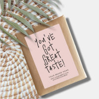 You've got great taste box seal packaging label