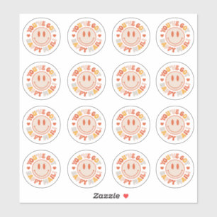 You've Got Happy Mail Groovy Smile Sticker Sheet