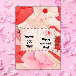 You've Got Mail Classroom Valentine's Day Photo Holiday Card