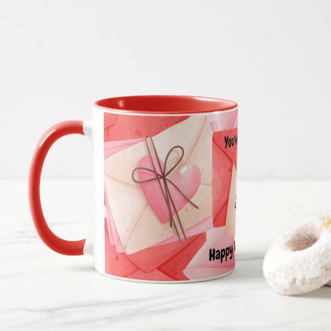 You've Got Mail Valentine's Day Mug (With Donut)