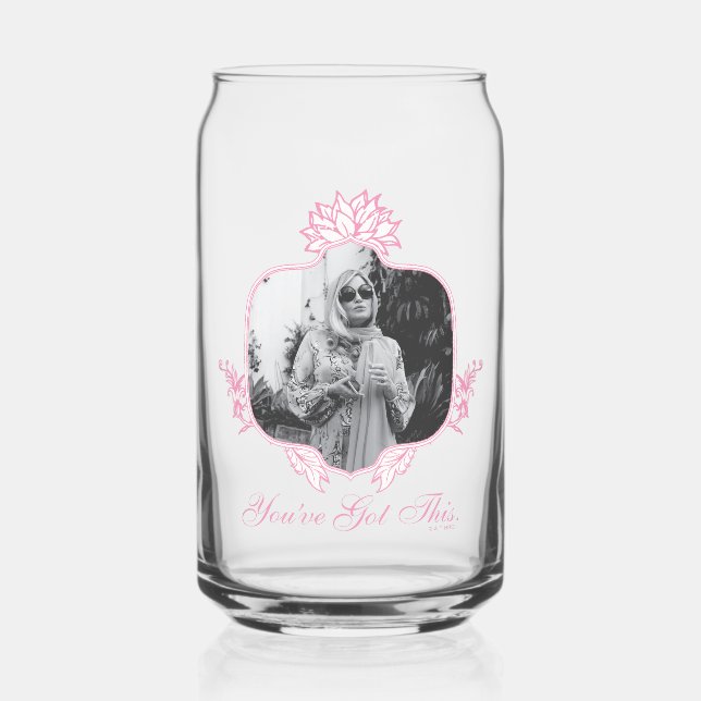 You've Got This - The White Lotus Can Glass (Front)