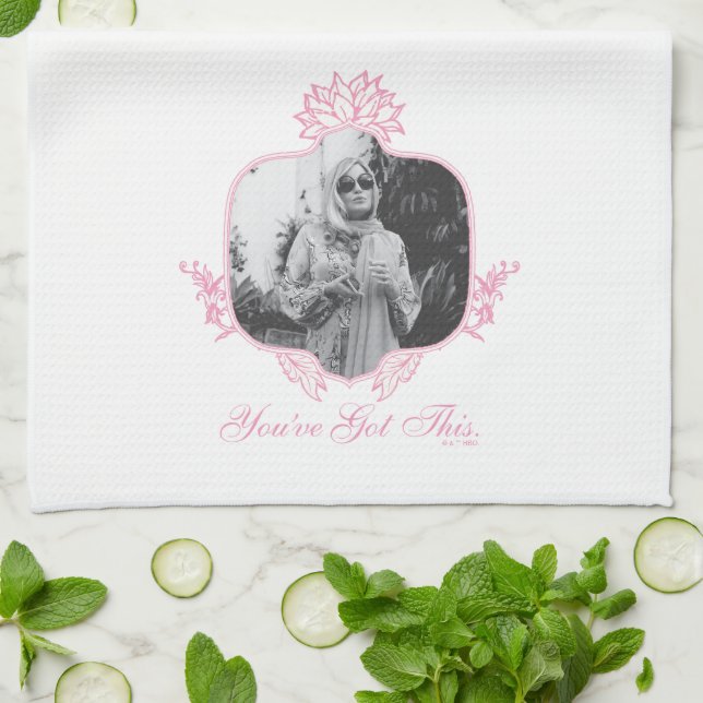 You've Got This - The White Lotus Tea Towel (Folded)