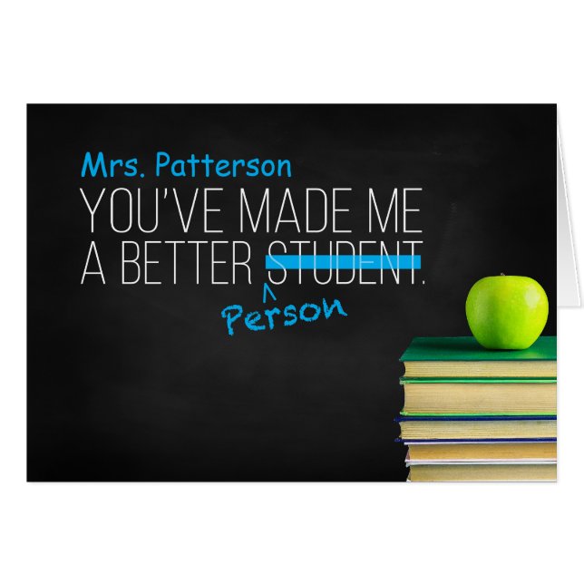 You've Made Me a Better Student, Better Person (Front Horizontal)