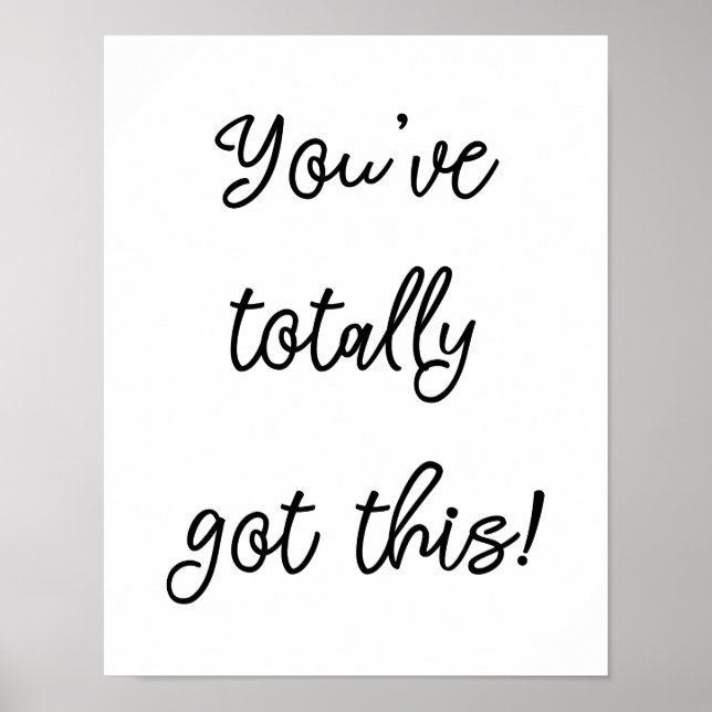 You've Totally Got This! Poster (Front)