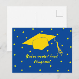 You've worked hard. Congrats! Postcard
