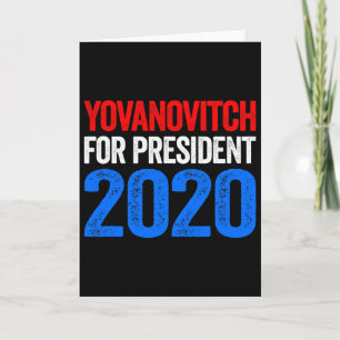 Yovanovitch For President Impeach Trump Ukraine Me Card