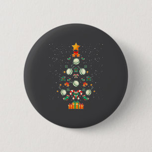 Yoyo Christmas Tree Xmas 6 Cm Round Badge