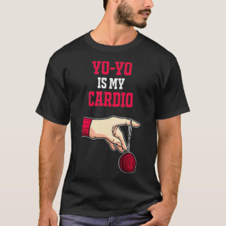 Yoyo is My Cardio Funny Hobby Retro 90s  T-Shirt