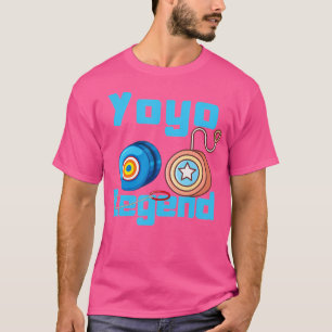 Yoyo Legend Funny Yoyo Master Competition Pastime  T-Shirt