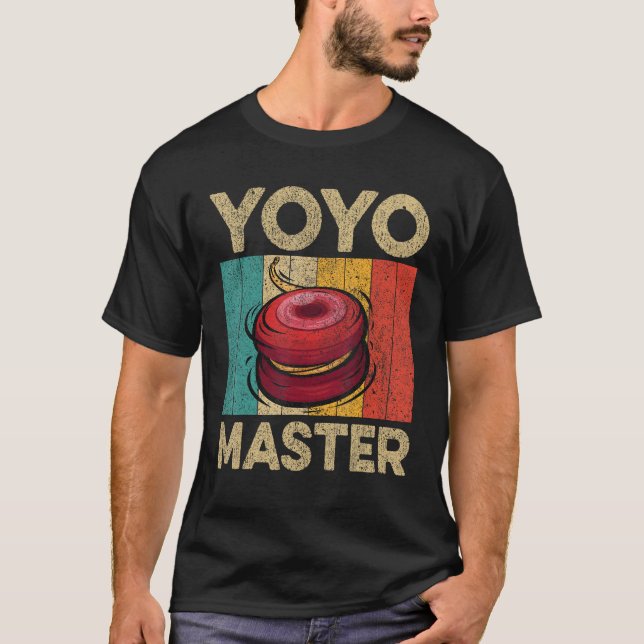 Yoyo Master  Vintage Yoyo T-Shirt (Front)