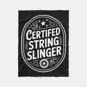 Yoyo Player Vintage Yo-yo  Fleece Blanket