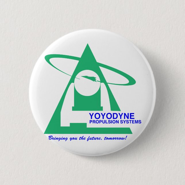 Yoyodyne Propulsion T-Shirt 6 Cm Round Badge (Front)