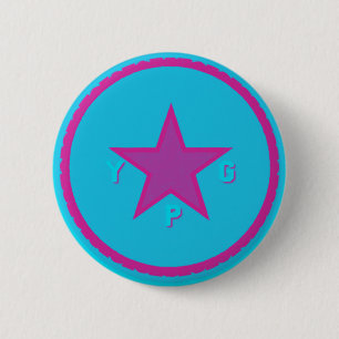 ypg logo 6 cm round badge