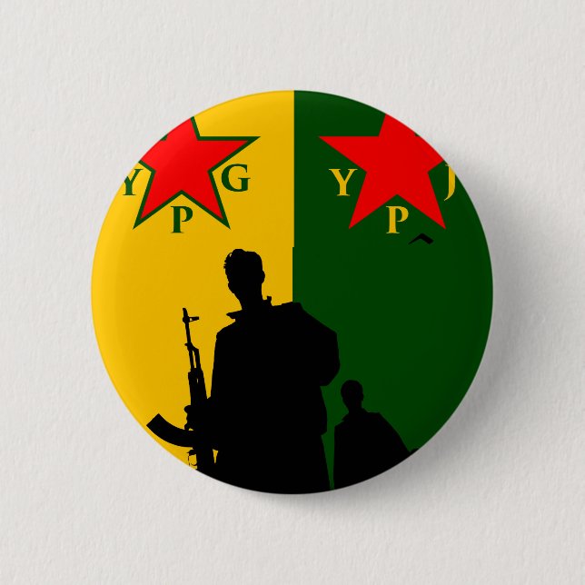 ypg-ypj 6 cm round badge (Front)