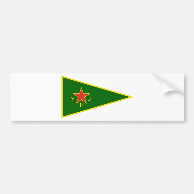 YPJ Flag Bumper Sticker (Front)