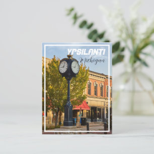 Ypsilanti Michigan Depot Town Postcard