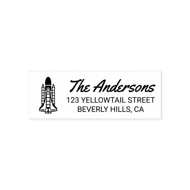 YSS Return Address Self-inking Stamp (Design)