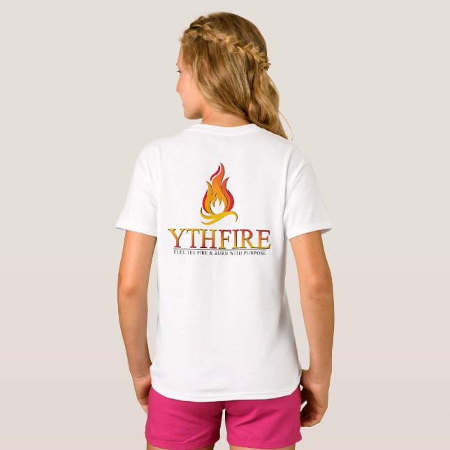 YTHFIRE Youth Girl T-Shirt (Back Full)
