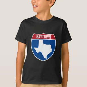 Ytown Texas Tx Interstate Highway Vacation Souveni T-Shirt
