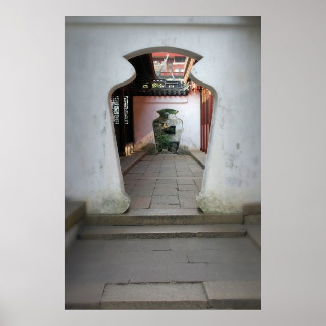Yu Gardens - Shanghai, China - Dual Doorway Poster (Front)