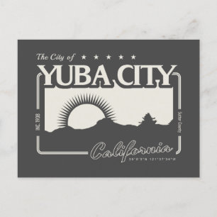 YUBA CITY - SUTTER CALIFORNIA POSTCARD