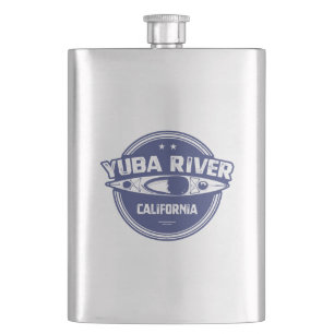 Yuba River California Kayaking Hip Flask