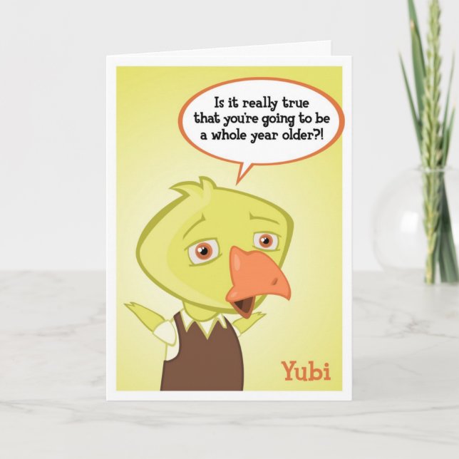 Yubi Birthday Card (Front)