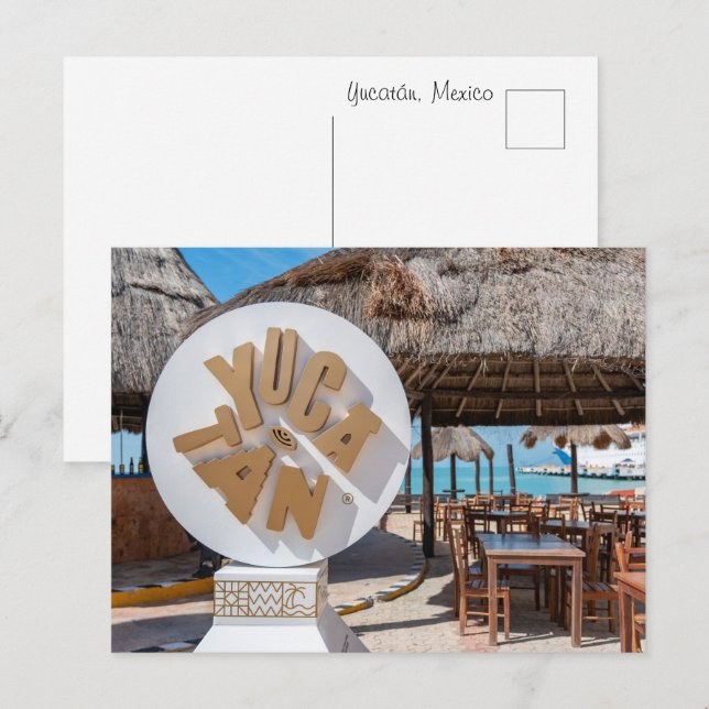 Yucatán Mexico Postcard (Front/Back)