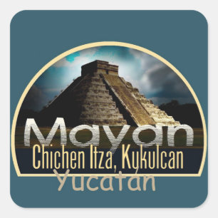 YUCATAN Mexico Square Sticker