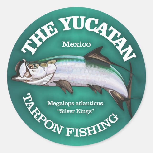 Yucatan (Tarpon) Classic Round Sticker (Front)