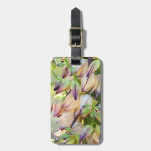 yucca flowers luggage tag