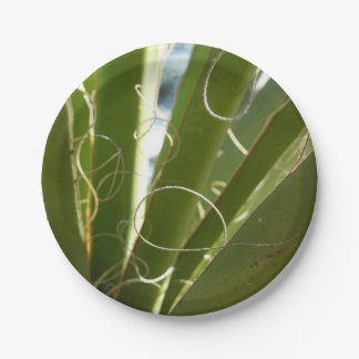 Yucca Leaves Green Nature Photography Paper Plate