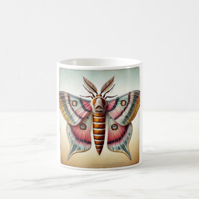 Yucca Moth 280624IREF122 - Watercolor Coffee Mug (Center)