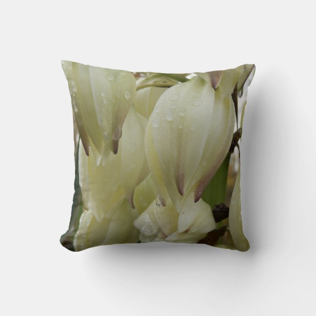 Yucca Plant Throw Cushion (Front)