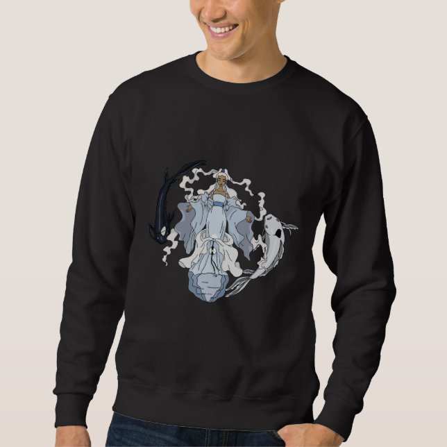 Yue Tui And La Koi Fish Sweatshirt (Front)
