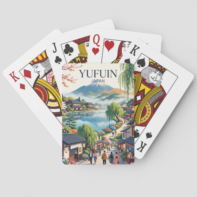 Yufuin Japan Playing Cards (Back)