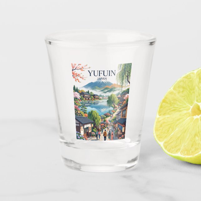 Yufuin Japan Shot Glass (Front)