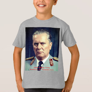 Yugoslav Marshal Josip Broz Tito Vintage Photo T-Shirt