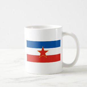yugoslavia flag coffee mug