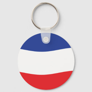 Yugoslavia Flag Key Ring